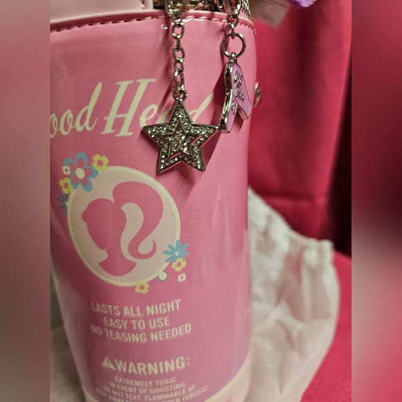 Barbie × Sugar Thrillz Stellar Updo Pink Crossbody Bag Cute - Picture 5 of 16